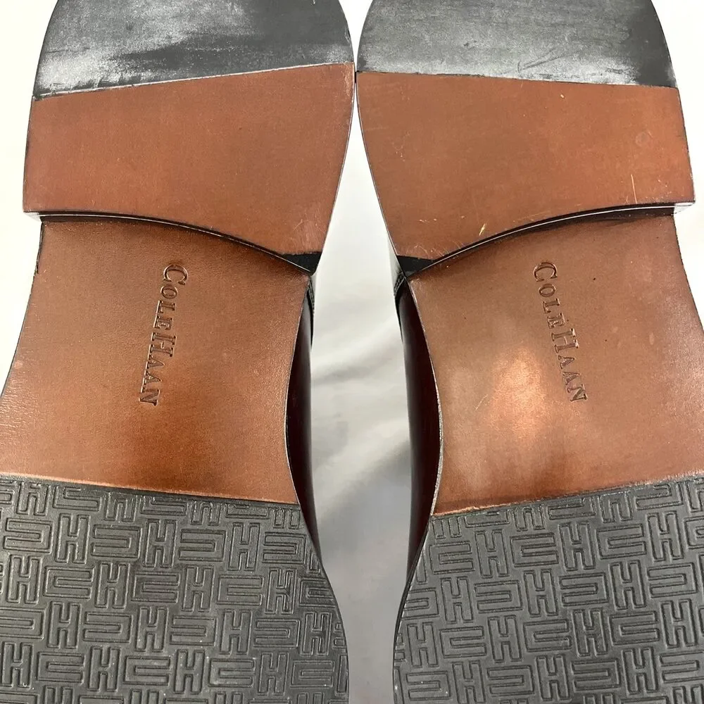 Mens Cole Haan City Cap Toe Oxford Dress Shoes Sz 9.5 M Brown